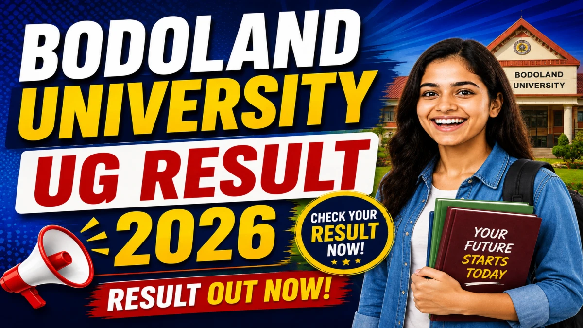 Bodoland University UG Result 2026 Out