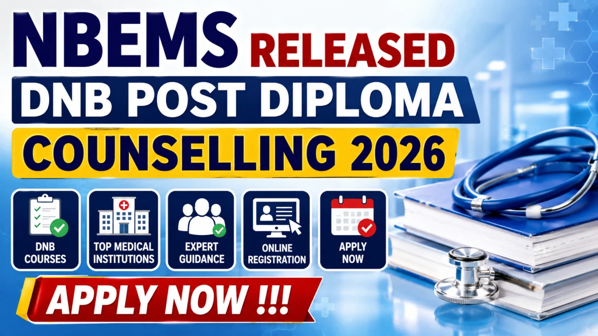 NBEMS DNB Post Diploma Final Mop-Up Round 2026